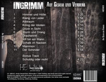 CD - INGRIMM - Auf Gedeih und Verderb